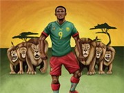 Bóng đá anh, ngoại hạng anh, lịch thi đấu euro 2012, Cameroon: Eto'o là tất cả