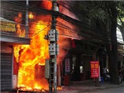 Bóng đá anh, ngoại hạng anh, lịch thi đấu euro 2012, Cháy ở đường Trường Chinh