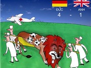 Bóng đá anh, ngoại hạng anh, lịch thi đấu euro 2012, Tranh vui: "Sư tử Anh" bị trọng trương phải cấp cứu