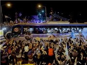 Bóng đá anh, ngoại hạng anh, lịch thi đấu euro 2012, Đội tuyển Argentina vẫn được đón chào nồng nhiệt