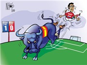 Bóng đá anh, ngoại hạng anh, lịch thi đấu euro 2012, "Đòn hiểm" của "bò tót" Tây Ban Nha