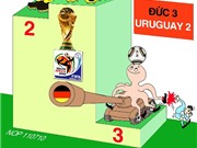 Bóng đá anh, ngoại hạng anh, lịch thi đấu euro 2012, Nhờ "thầy Paul", Đức gạt Uruguay khỏi vị trí thứ Ba