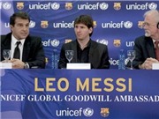 Bóng đá anh, ngoại hạng anh, lịch thi đấu euro 2012, Đại sứ thiện chí Messi tới Haiti