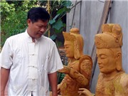 Bóng đá anh, ngoại hạng anh, lịch thi đấu euro 2012, Nghệ nhân Phạm Văn Cường: "Anh thợ cả" làng tượng Phật