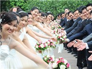 Bóng đá anh, ngoại hạng anh, lịch thi đấu euro 2012, Ngắm 50 cặp đôi chụp ảnh cưới tập thể tại Hà Nội