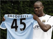 Bóng đá anh, ngoại hạng anh, lịch thi đấu euro 2012, Balotelli lại mang số áo 45