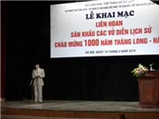 Bóng đá anh, ngoại hạng anh, lịch thi đấu euro 2012, Liên hoan sân khấu các vở diễn lịch sử chào mừng 1000 năm Thăng Long - Hà Nội