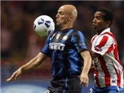 Bóng đá anh, ngoại hạng anh, lịch thi đấu euro 2012, Buộc Inter nếm "trái đắng", Atletico Madrid giành Siêu Cúp châu Âu