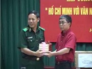 Bóng đá anh, ngoại hạng anh, lịch thi đấu euro 2012, Tặng sách quý về Chủ tịch Hồ Chí Minh cho bộ đội biên phòng
