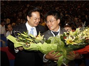 Bóng đá anh, ngoại hạng anh, lịch thi đấu euro 2012, Lễ chào mừng GS Ngô Bảo Châu: Trang trọng, ấm áp tình cảm quê hương