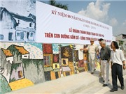 Bóng đá anh, ngoại hạng anh, lịch thi đấu euro 2012, Khánh thành đoạn tranh Bùi Xuân Phái trên Con đường gốm sứ 
