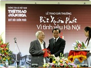 Bóng đá anh, ngoại hạng anh, lịch thi đấu euro 2012, Toàn cảnh Lễ trao giải “Bùi Xuân Phái – Vì tình yêu Hà Nội”