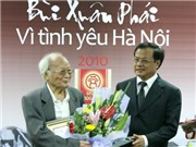 Bóng đá anh, ngoại hạng anh, lịch thi đấu euro 2012, Lễ trao giải Bùi Xuân Phái – Vì tình yêu Hà Nội năm 2010:  Nhân rộng những tấm lòng vì Hà Nội