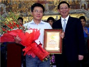 Bóng đá anh, ngoại hạng anh, lịch thi đấu euro 2012, Vinh danh công dân Thủ đô ưu tú Ngô Bảo Châu