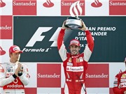 Bóng đá anh, ngoại hạng anh, lịch thi đấu euro 2012, F1 chặng 14, Grand Prix Italia: Alonso vô địch, Webber chiếm lại ngôi đầu