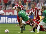 Bóng đá anh, ngoại hạng anh, lịch thi đấu euro 2012, Bayern - Bremen 0-0: Chỉ thiếu bàn thắng