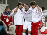 Bóng đá anh, ngoại hạng anh, lịch thi đấu euro 2012, Bayern đã biết thắng, nhưng mất Ribery: Rụng chữ “R” thứ hai