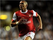Bóng đá anh, ngoại hạng anh, lịch thi đấu euro 2012, Gibbs chỉ bị chấn thương nhẹ