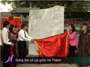 Bóng đá anh, ngoại hạng anh, lịch thi đấu euro 2012, Dựng bia Lê Lợi tại Hà Thành