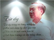 Bóng đá anh, ngoại hạng anh, lịch thi đấu euro 2012, Hội thảo về thân thế và sự nghiệp của nhà thơ Tố Hữu