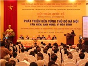 Bóng đá anh, ngoại hạng anh, lịch thi đấu euro 2012, Hội thảo quốc tế về phát triển Hà Nội: Hãy mở thêm không gian cho thành phố!