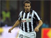 Bóng đá anh, ngoại hạng anh, lịch thi đấu euro 2012, Del Piero “ăn theo” trào lưu 10/10