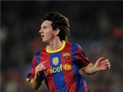 Bóng đá anh, ngoại hạng anh, lịch thi đấu euro 2012, Lập cú đúp vào lưới Copenhagen, Messi thiết lập hai cột mốc mới