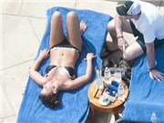 Bóng đá anh, ngoại hạng anh, lịch thi đấu euro 2012, Vợ chồng Rooney trông chán nản với kì nghỉ ở Dubai