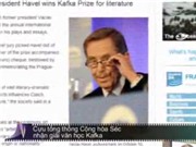 Bóng đá anh, ngoại hạng anh, lịch thi đấu euro 2012, Cựu tổng thống Czech Havel nhận giải thưởng văn học Kafka