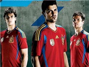 Bóng đá anh, ngoại hạng anh, lịch thi đấu euro 2012, Tây Ban Nha nhận áo mới
