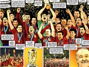 Bóng đá anh, ngoại hạng anh, lịch thi đấu euro 2012, Đội tuyển Tây Ban Nha lên truyện tranh