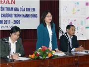 Bóng đá anh, ngoại hạng anh, lịch thi đấu euro 2012, Trẻ em đối thoại các nhà hoạch định chính sách 