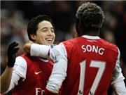 Bóng đá anh, ngoại hạng anh, lịch thi đấu euro 2012, Vòng 16 Premier League: Nasri đưa Arsenal lên ngôi đầu