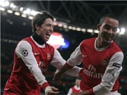 Bóng đá anh, ngoại hạng anh, lịch thi đấu euro 2012, Loạt cuối vòng bảng Champions League: Arsenal, Roma cầm vé vào vòng 1/8