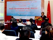 Bóng đá anh, ngoại hạng anh, lịch thi đấu euro 2012, Việt-Trung chia sẻ kinh nghiệm phát triển giáo dục 