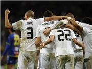 Bóng đá anh, ngoại hạng anh, lịch thi đấu euro 2012, Lượt đi vòng 1/8 Cúp Nhà vua: Real Madrid đè bẹp Levante 8 bàn không gỡ