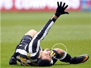 Bóng đá anh, ngoại hạng anh, lịch thi đấu euro 2012, Cú sốc cho Juventus: Quagliarella nghỉ hết mùa