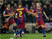 Bóng đá anh, ngoại hạng anh, lịch thi đấu euro 2012, Barcelona - Malaga 4-1: Barca bứt phá thành công