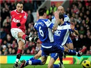 Bóng đá anh, ngoại hạng anh, lịch thi đấu euro 2012, Berbatov lập hat-trick, M.U thắng "năm sao"