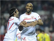 Bóng đá anh, ngoại hạng anh, lịch thi đấu euro 2012, Sevilla - Levante 4-1:  Fabiano hồi sinh