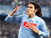 Bóng đá anh, ngoại hạng anh, lịch thi đấu euro 2012, 02h45 ngày 26/1, Napoli – Inter Milan: Cần Cavani và chống Cavani