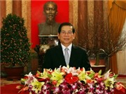 Bóng đá anh, ngoại hạng anh, lịch thi đấu euro 2012, Thư chúc Tết của Chủ tịch nước Nguyễn Minh Triết