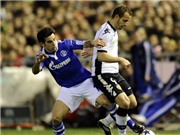 Bóng đá anh, ngoại hạng anh, lịch thi đấu euro 2012, Valencia-Schalke 1-1:  Valencia phải ghi bàn trên đất Đức