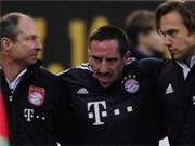 Bóng đá anh, ngoại hạng anh, lịch thi đấu euro 2012, Franck Ribery chấn thương nhẹ