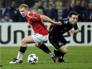 Bóng đá anh, ngoại hạng anh, lịch thi đấu euro 2012,  Marseille hòa Man United trên sân nhà: May không thủng lưới!