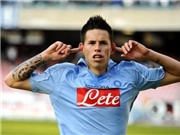 Bóng đá anh, ngoại hạng anh, lịch thi đấu euro 2012, “Tứ đại gia” bị tiền vệ Marek Hamsik “làm cho mê mẩn”