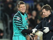 Bóng đá anh, ngoại hạng anh, lịch thi đấu euro 2012, Arsenal: Chấn thương của Szczesny nghiêm trọng hơn dự kiến