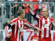 Bóng đá anh, ngoại hạng anh, lịch thi đấu euro 2012, Bayern đại thắng Hamburg: Khi mãnh hổ bị thương