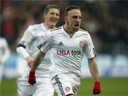Bóng đá anh, ngoại hạng anh, lịch thi đấu euro 2012, Vòng 27 Bundesliga: Ribery cứu nguy cho Bayern!