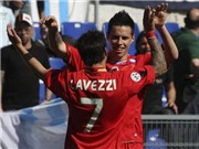 Bóng đá anh, ngoại hạng anh, lịch thi đấu euro 2012, "Cặp sao" Lavezzi, Hamsik của Napoli "đắt hàng"